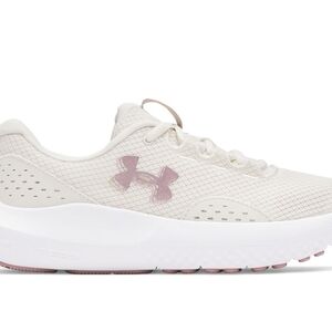 Under Armour Women's Cream and Pink Sneakers